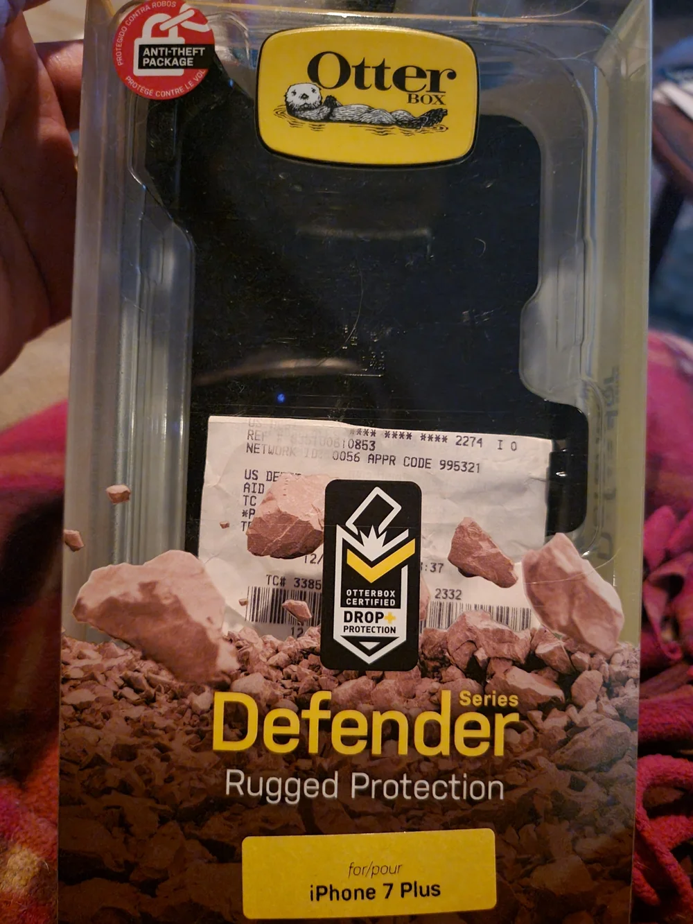 OtterBox Defender Series Rugged Protection Case for iPhone 7 Plus - Black
